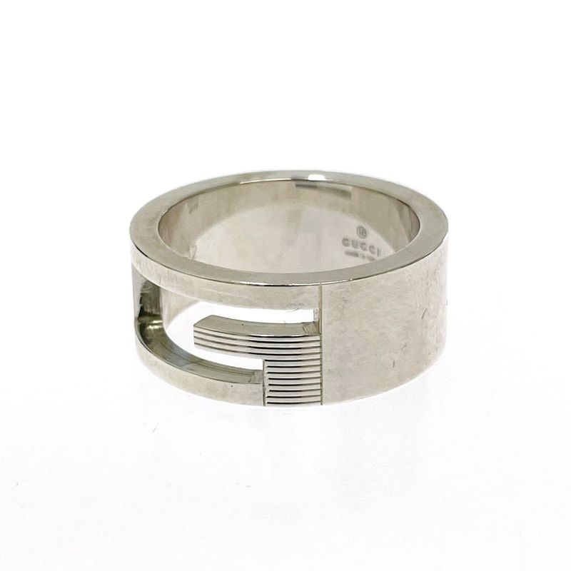 Gucci Silver Logo Ring 925 Engraved