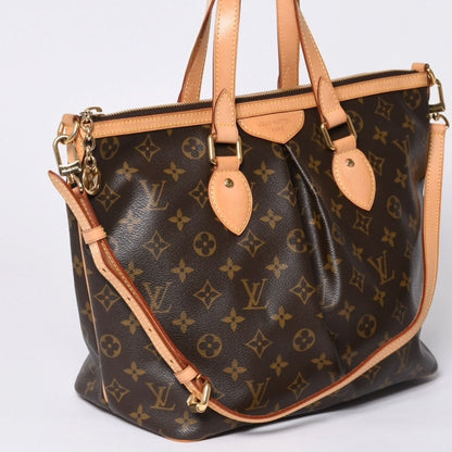 Louis Vuitton Palermo PM Handbag Monogram Leather Gold — view 3