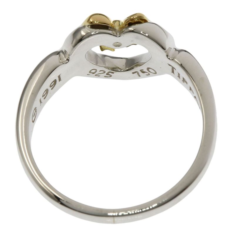 Tiffany & Co Heart with Bow Ring 18k Yellow Gold
