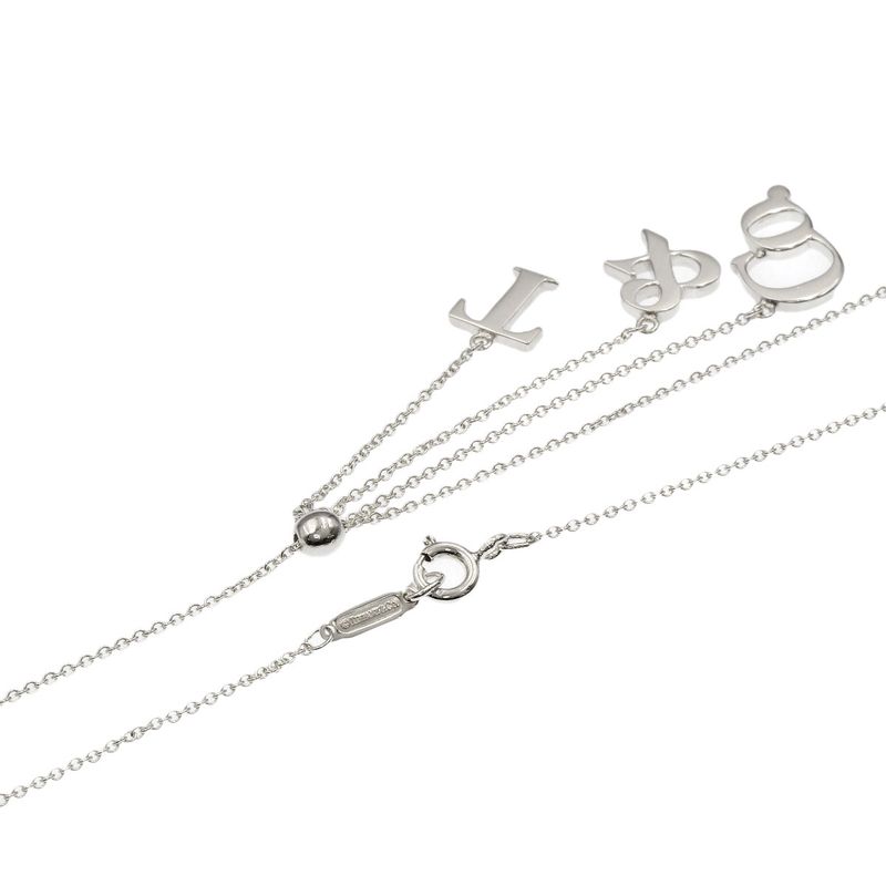 Tiffany & Co T& Logo Necklace