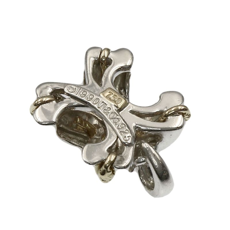 Tiffany & Co Signature Pendant Top 18k Yellow Gold