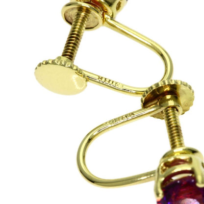 Tiffany & Co Garnet Earrings 18k Yellow Gold
