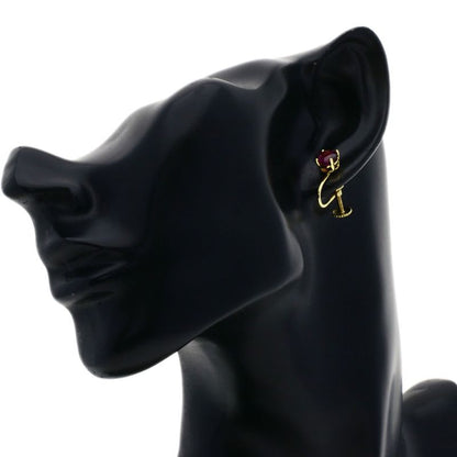 Tiffany & Co Garnet Earrings 18k Yellow Gold