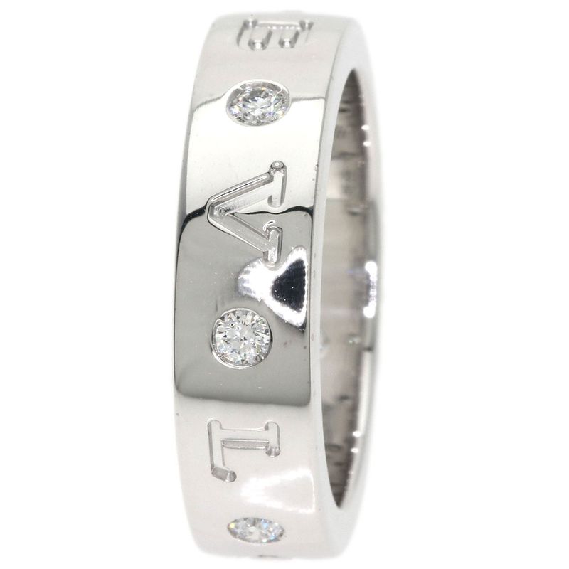 Bvlgari Roman Sorbet Diamond 49 Ring 18k White Gold