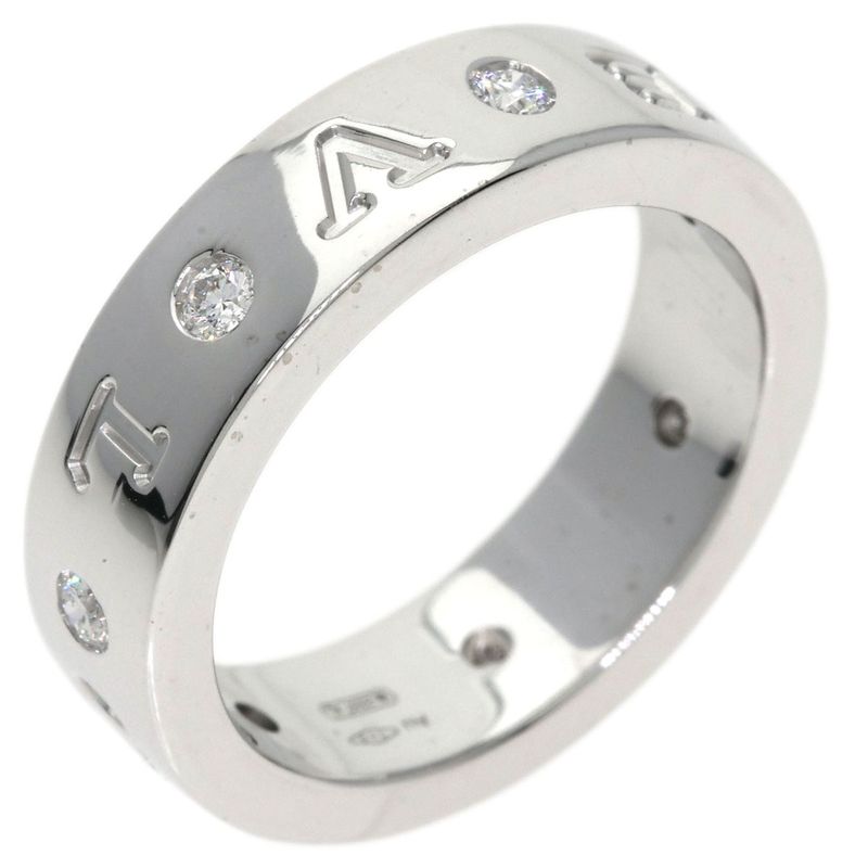 Bvlgari Roman Sorbet Diamond 49 Ring 18k White Gold