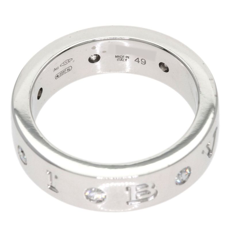 Bvlgari Roman Sorbet Diamond 49 Ring 18k White Gold