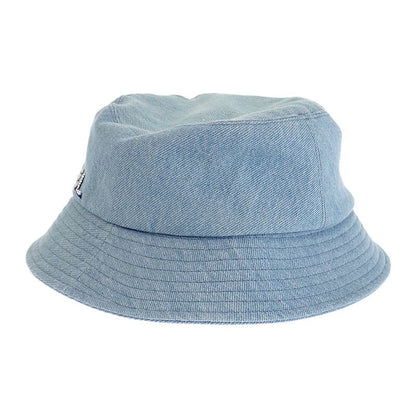 Chanel Logo Bucket Hat Denim Blue Shallow No String Sequins