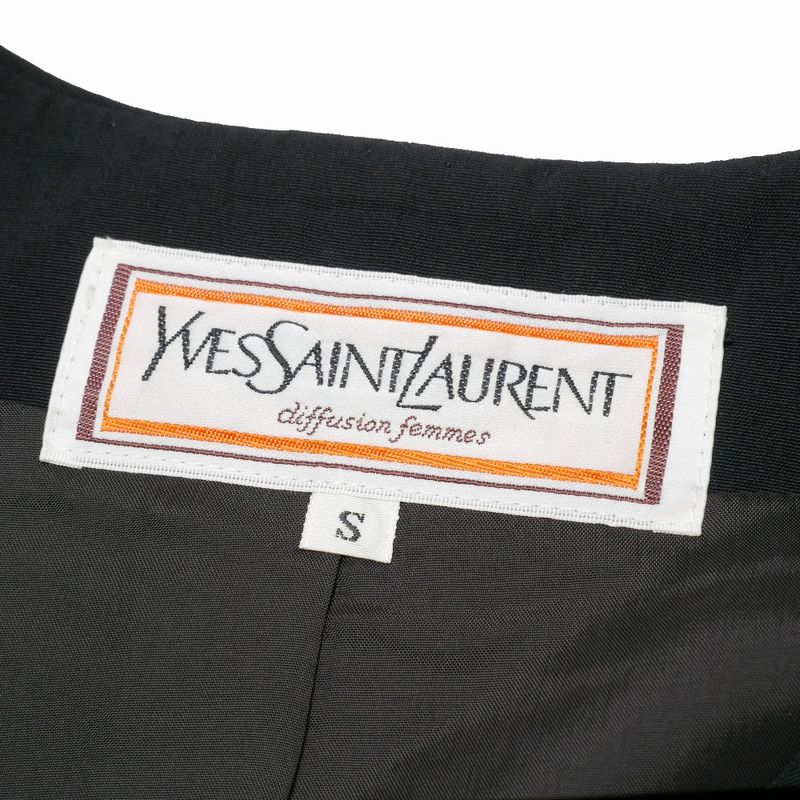 Saint Laurent Yves Vintage Collarless Jacket