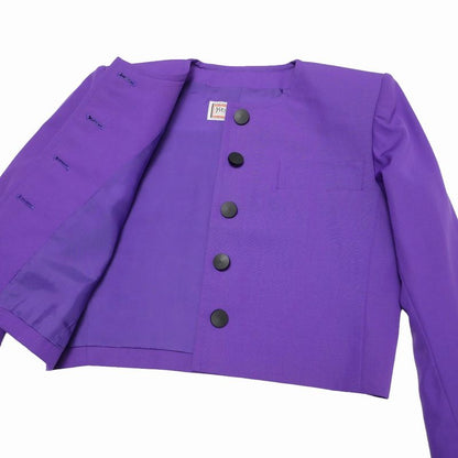Saint Laurent Yves Vintage Collarless Jacket