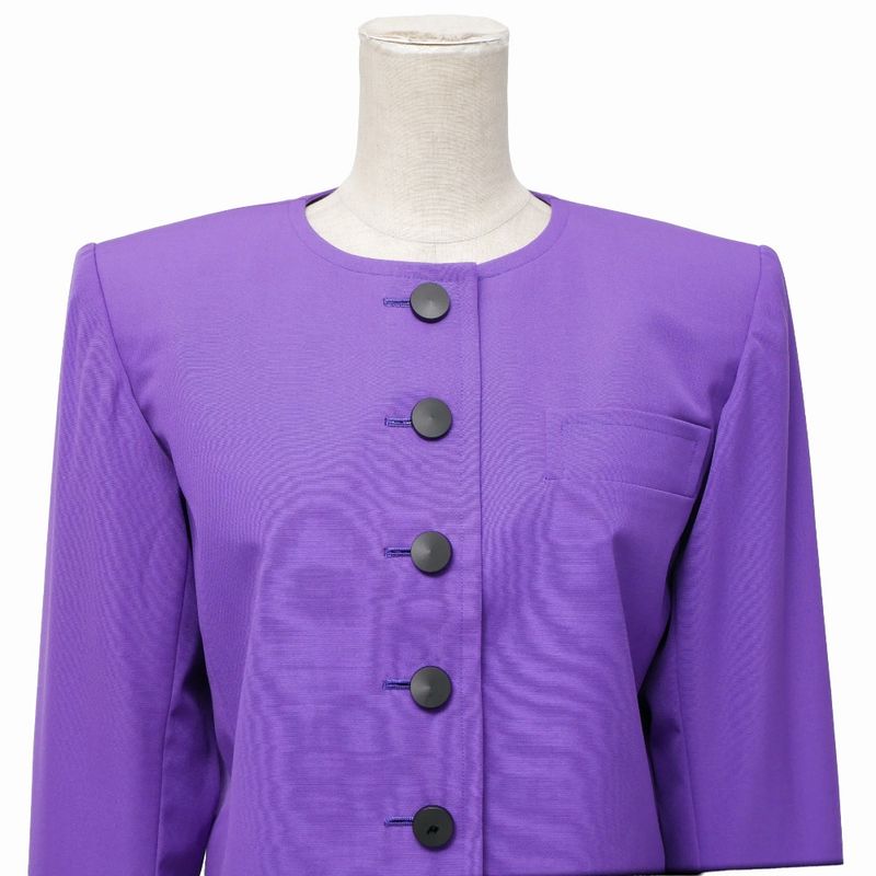 Saint Laurent Yves Vintage Collarless Jacket