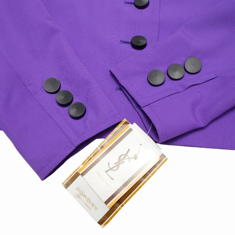 Saint Laurent Yves Vintage Collarless Jacket