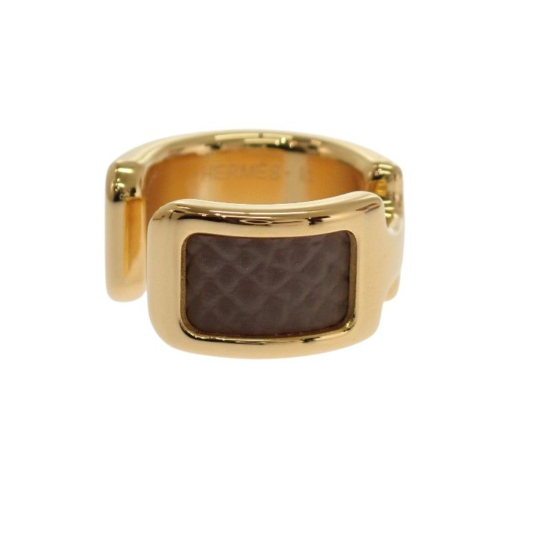 Hermes Olympe PM for Earrings Veau Epsom Etoupe Gold