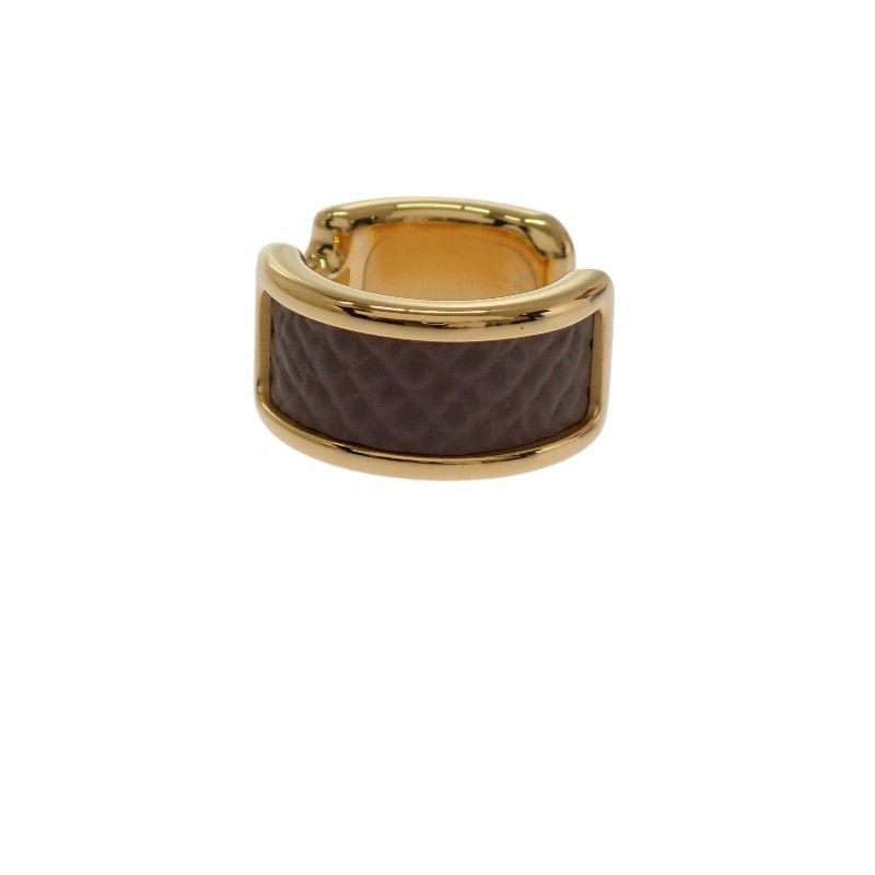 Hermes Olympe PM for Earrings Veau Epsom Etoupe Gold