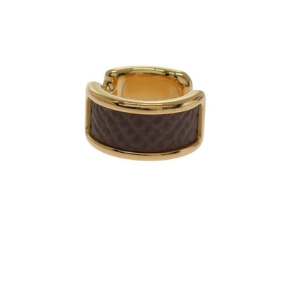 Hermes Olympe PM for Earrings Veau Epsom Etoupe Gold