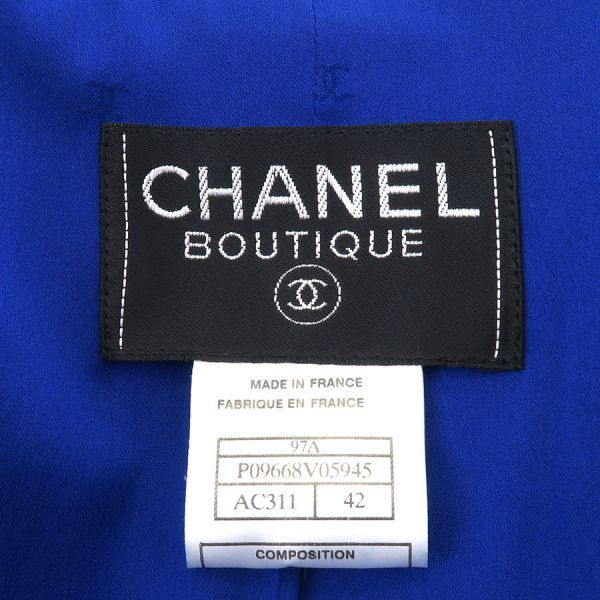 Chanel Set Jacket Blue