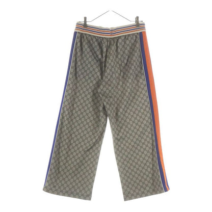 Gucci Animal Embroidery Side Line Technical Cotton Jersey Track Pants Beige