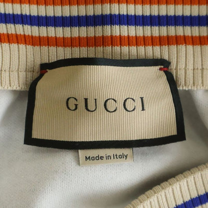 Gucci Animal Embroidery Side Line Technical Cotton Jersey Track Pants Beige