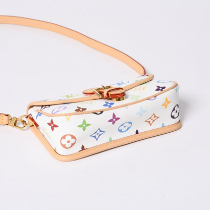 Louis Vuitton Monogram Multicolor Blanc Nano Diane Shoulder Bag — view 7