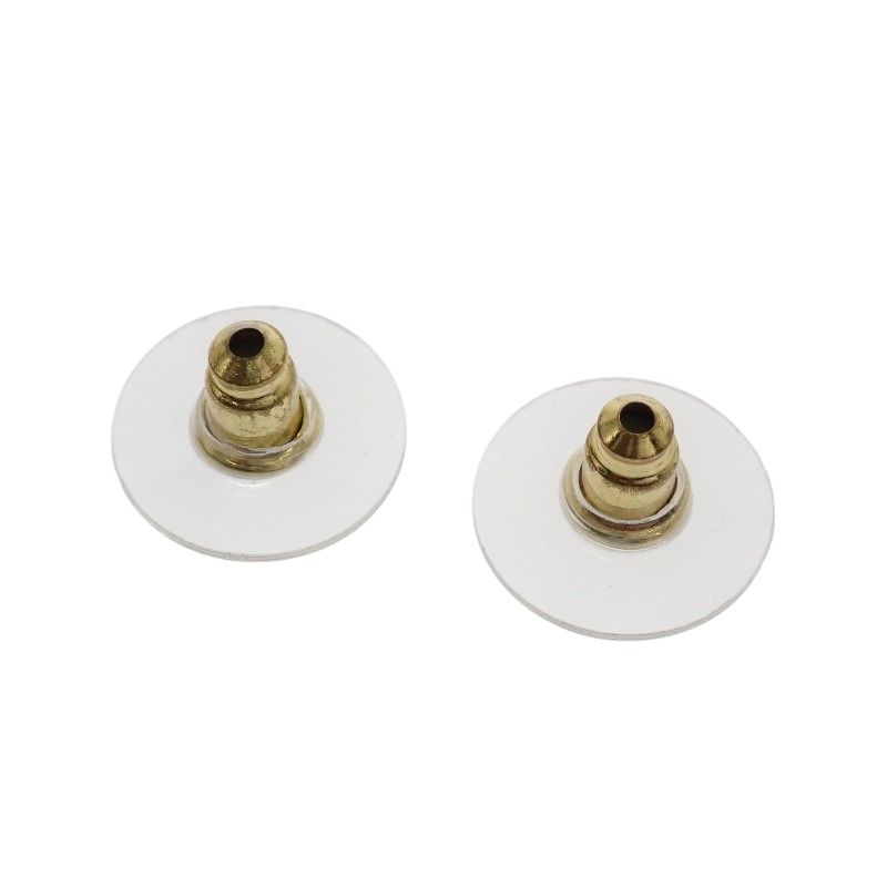 Chanel CC Logo Earrings 2-Way Faux Pearl Gold