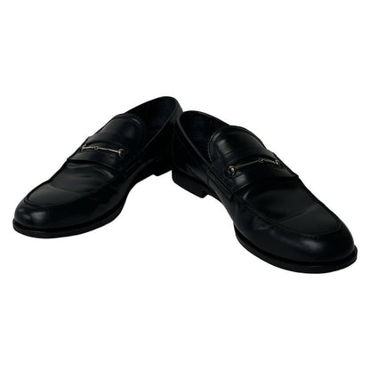 Gucci Loafers 10 Black Horsebit Leather