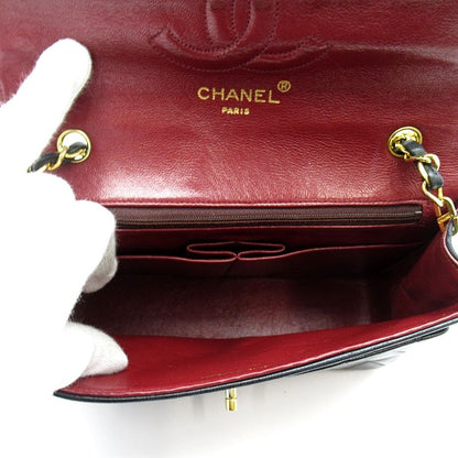 Chanel Quilted Chain Shoulder Bag Lambskin Black