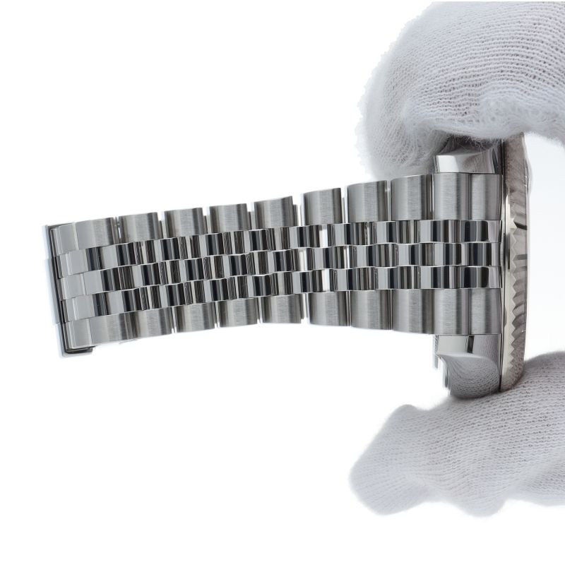 Rolex Sky Dweller Watch Jubilee Blue Box 18k White Gold SS Polished