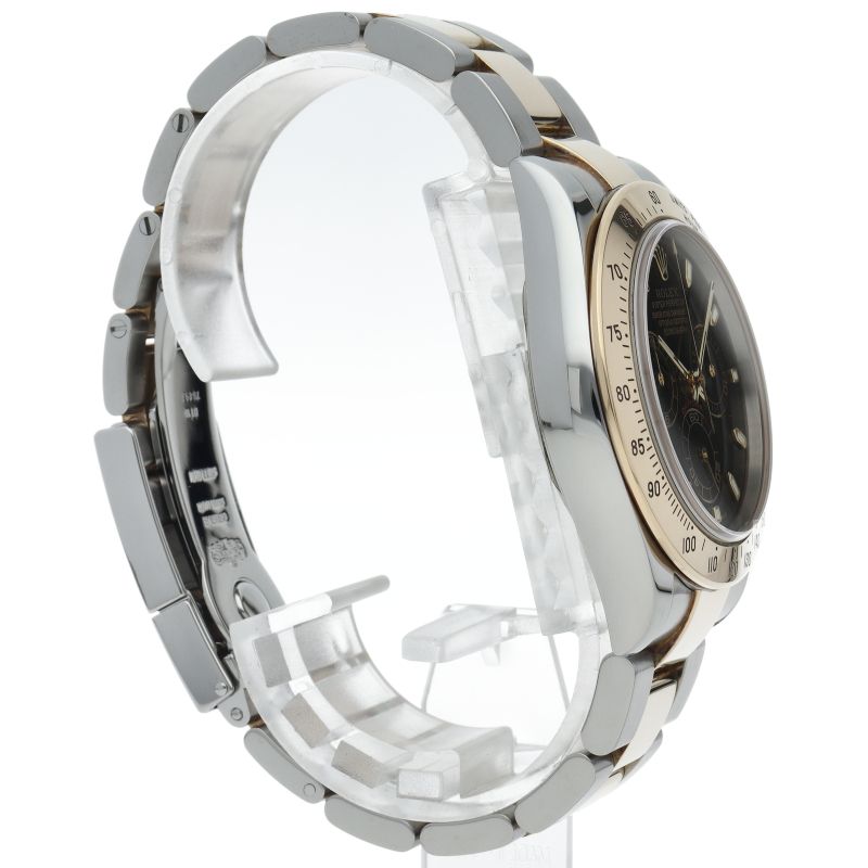 Rolex Cosmograph Daytona Watch Box 18k Yellow Gold SS Black Polished 2