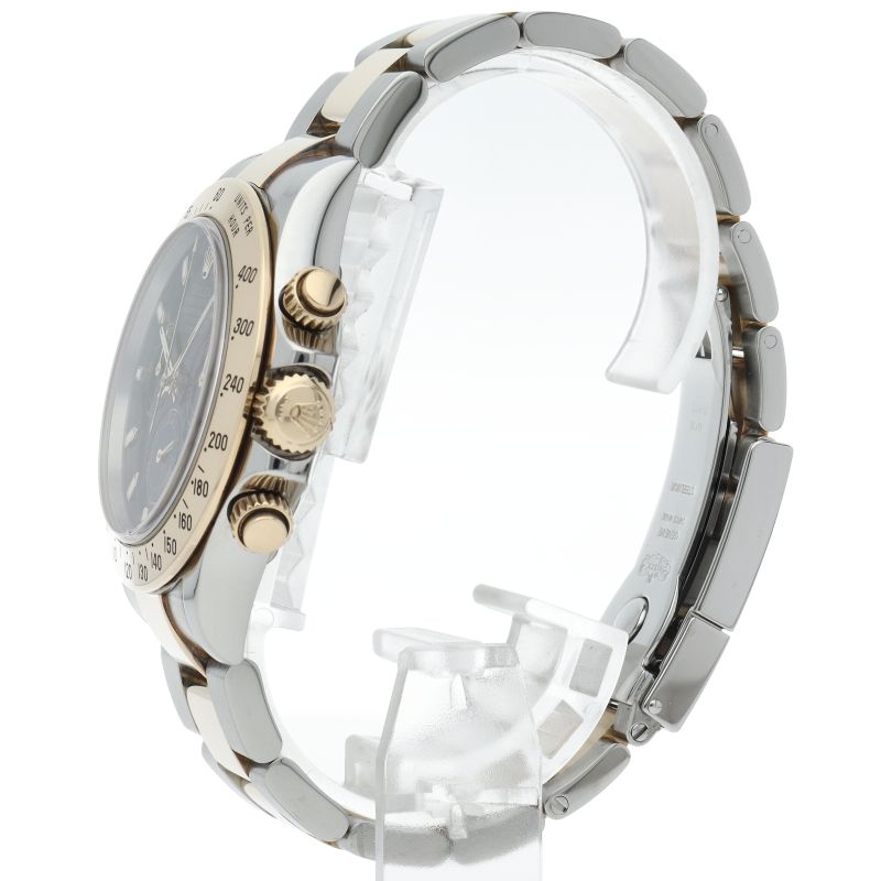 Rolex Cosmograph Daytona Watch Box 18k Yellow Gold SS Black Polished 2
