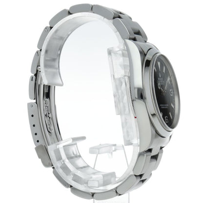 Rolex Only Swiss SS Watch Black Polished