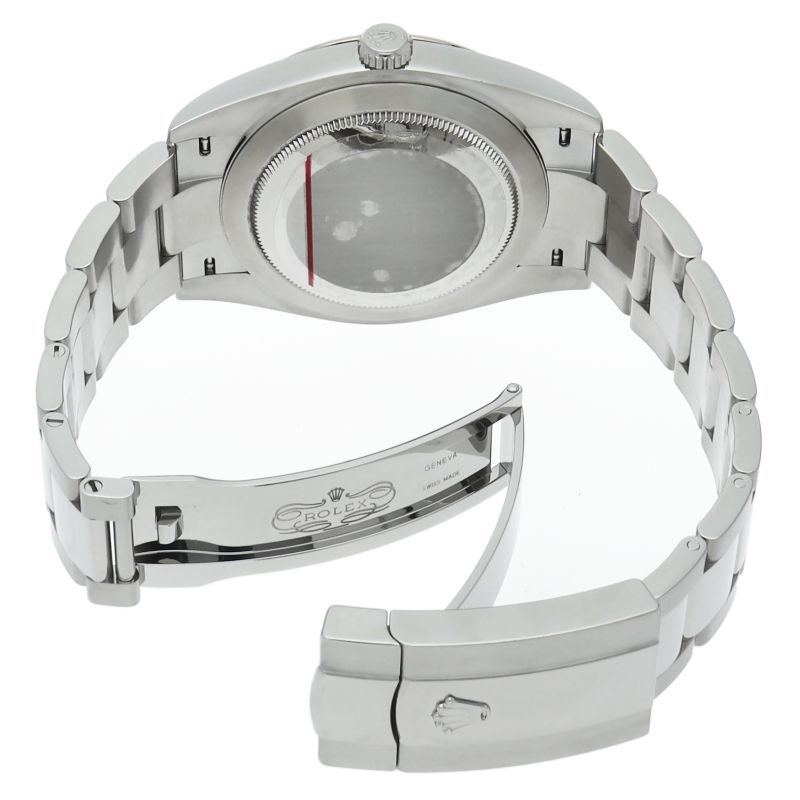 Rolex Datejust 41 Watch Oyster Azroble Box 18k White Gold SS
