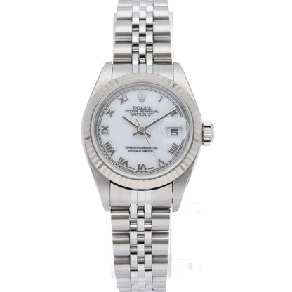 Rolex Datejust Watch 18k White Gold SS Polished