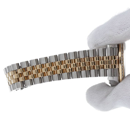 Rolex Datejust 31 Boys Watch Diamond Bezel Black Shell