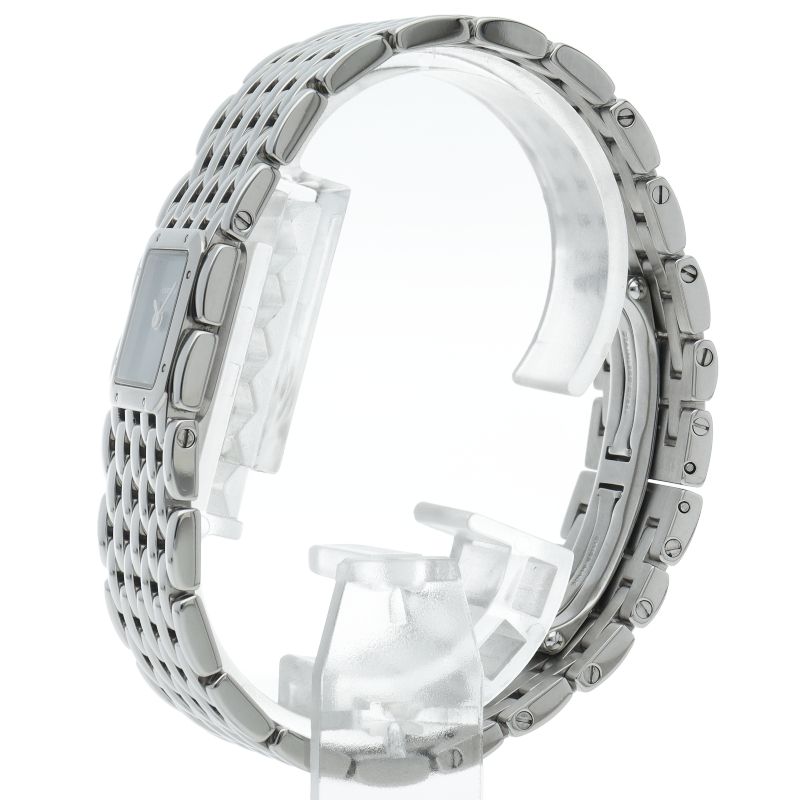 Cartier Ribbon Watch Shell SS Blue Polished