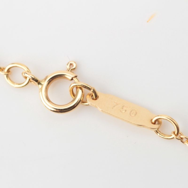 Tiffany & Co Citrine Necklace 750 Gold Orange