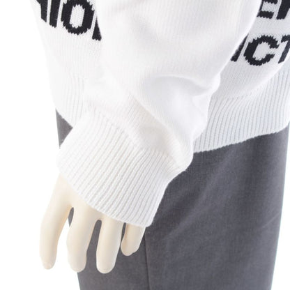 Louis Vuitton Cotton Letters Knit Sweater White