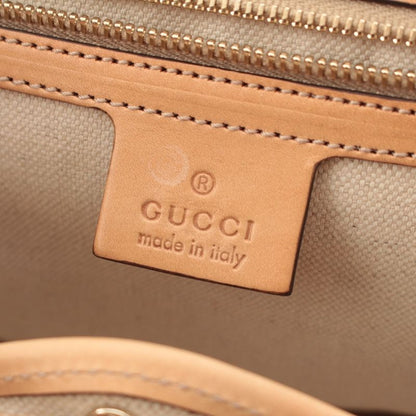 Gucci GG Denim Bamboo Turnlock a Shoulder Bag Ice Blue Beige
