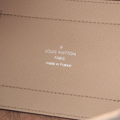 Louis Vuitton Monogram Mahina Leather Hina PM 2-Way Shoulder Tote Handbag Gare