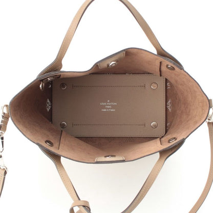 Louis Vuitton Monogram Mahina Leather Hina PM 2-Way Shoulder Tote Handbag Gare