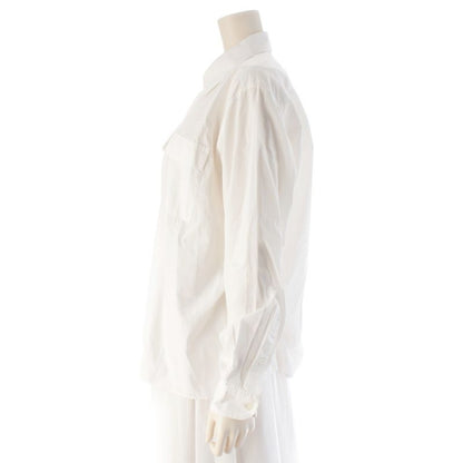 Hermes Martin Margiela Era Cotton Long Sleeve Shirt Top White 44