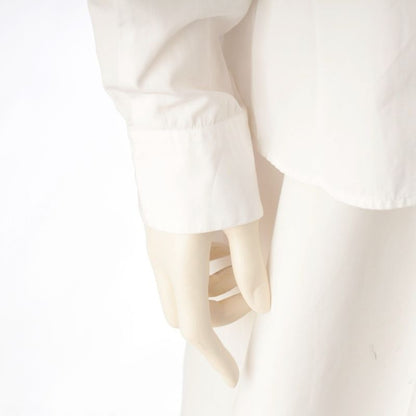 Hermes Martin Margiela Era Cotton Long Sleeve Shirt Top White 44