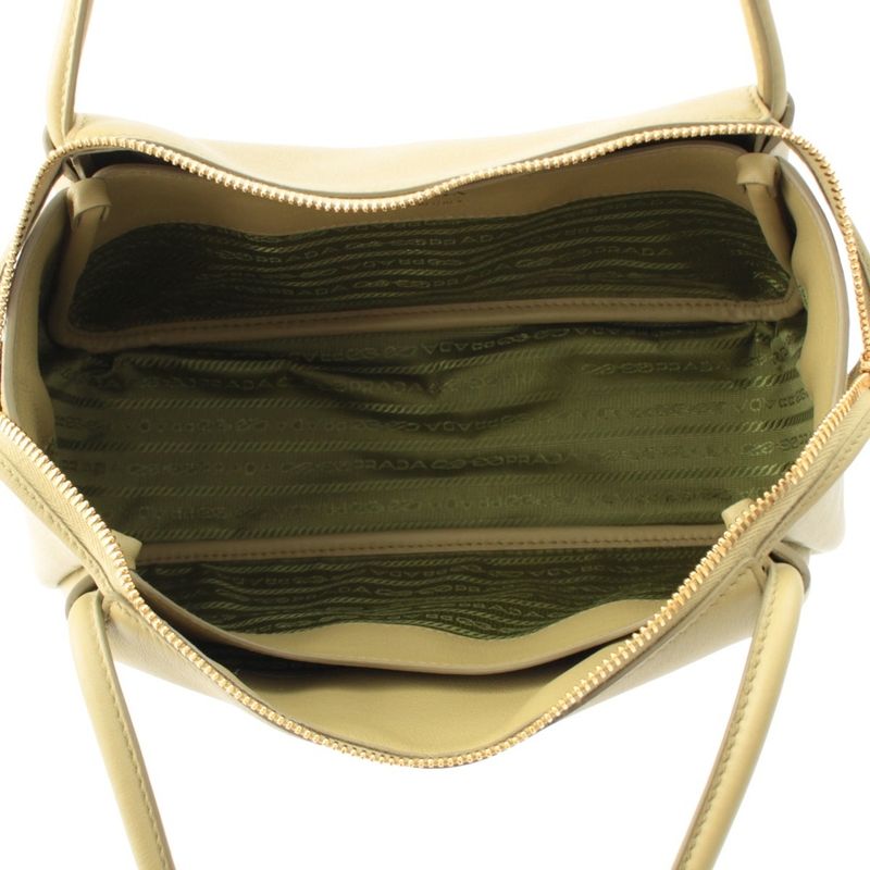 Prada Darling Leather Shoulder Bag Pistachio Light Green