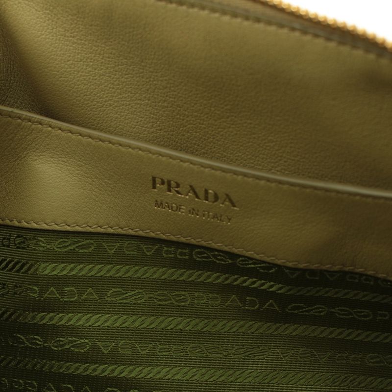 Prada Darling Leather Shoulder Bag Pistachio Light Green