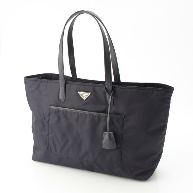 Prada Re Edition Re-Nylon Saffiano Large Tote Navy TU