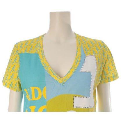 Dior Galliano Era J'adior Trotter Line Stone Numbering V-neck Short Sleeve
