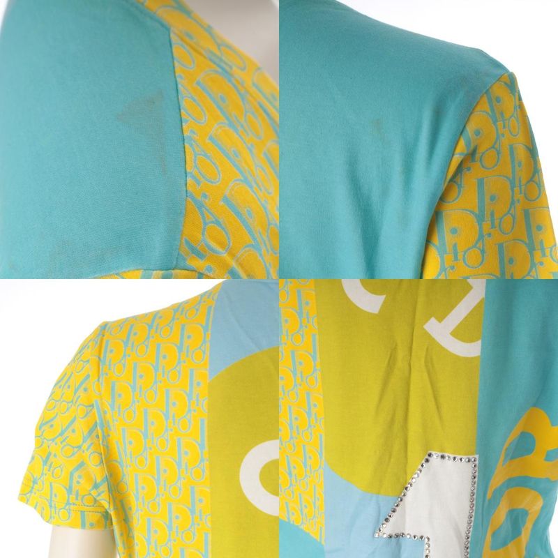 Dior Galliano Era J'adior Trotter Line Stone Numbering V-neck Short Sleeve