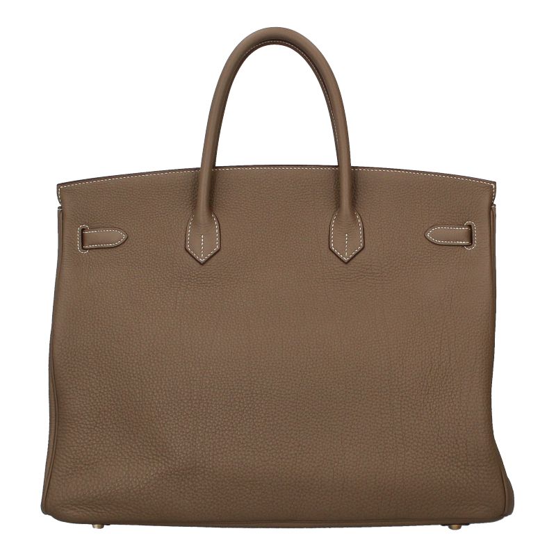 Hermes Birkin 40 Togo Handbag Etoupe