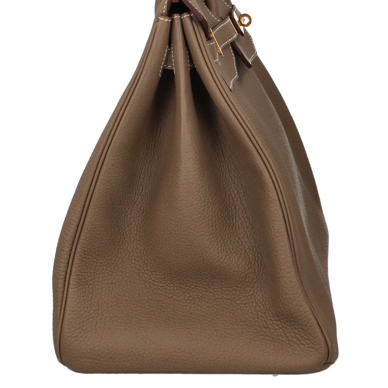 Hermes Birkin 40 Togo Handbag Etoupe