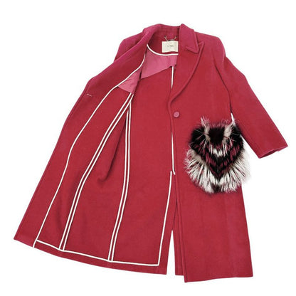 Fendi Wool Jacket Red