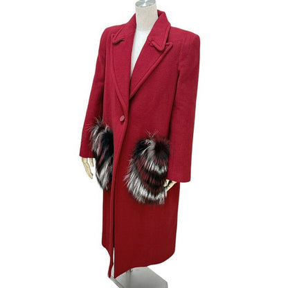 Fendi Wool Jacket Red