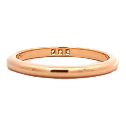 Tiffany & Co Forever Wedding Band mm Diamond Ring 18k Yellow Gold